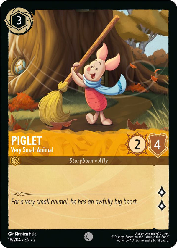 Piglet - Very Small Animal - Disney Lorcana