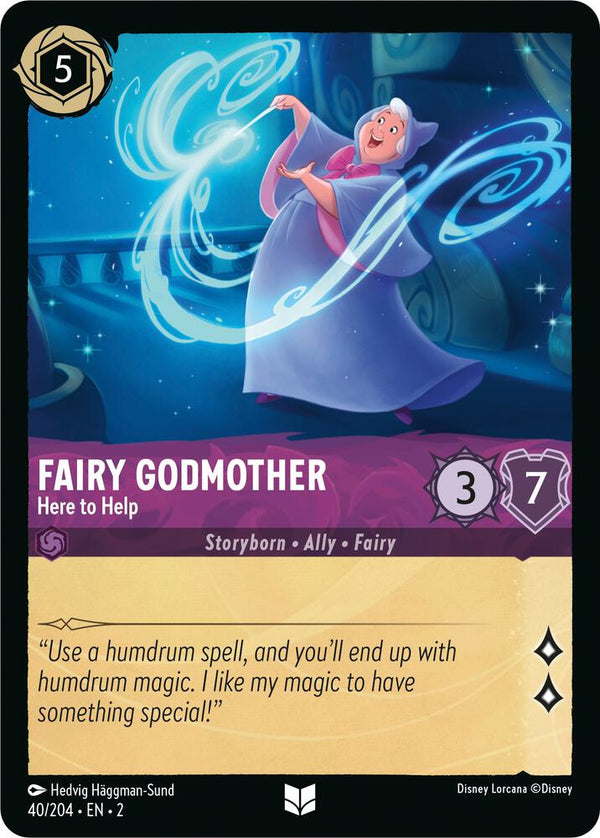 Fairy Godmother - Here to Help - Disney Lorcana