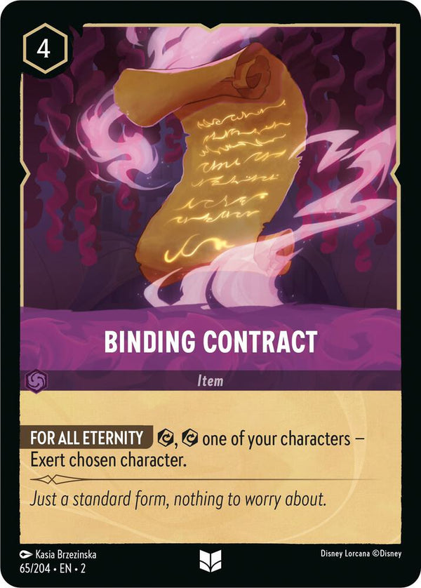 Binding Contract - Disney Lorcana