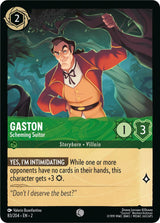 Gaston - Scheming Suitor - Disney Lorcana