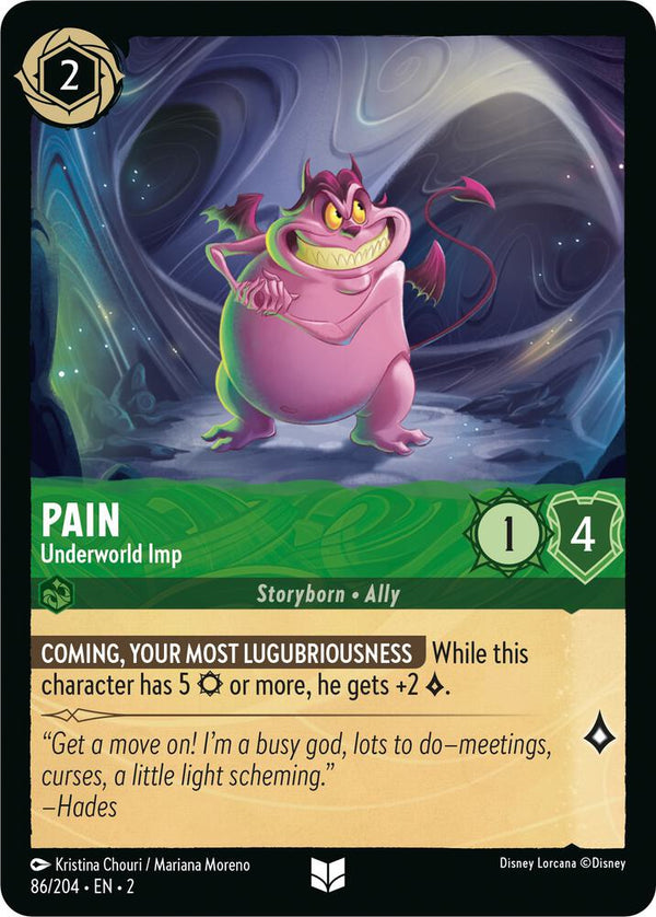 Pain - Underworld Imp - Disney Lorcana