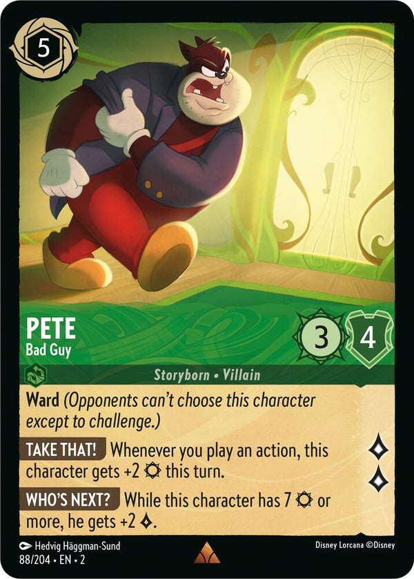 Pete - Bad Guy - Disney Lorcana
