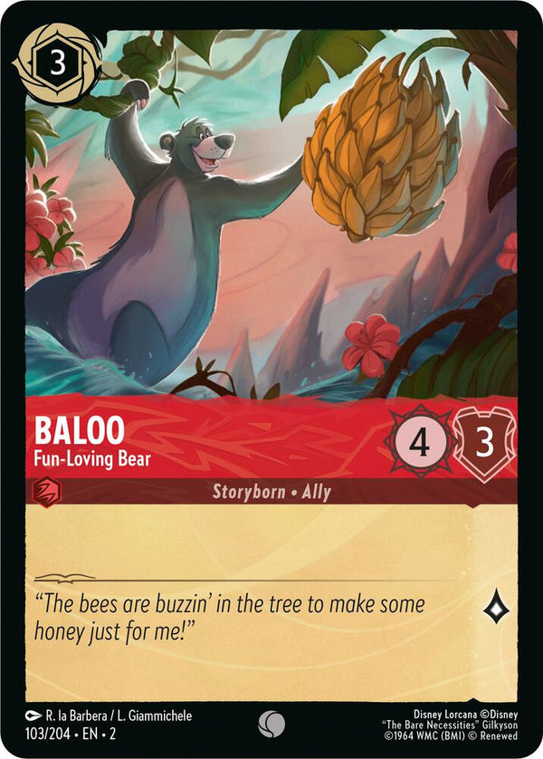 Baloo - Fun-Loving Bear - Disney Lorcana