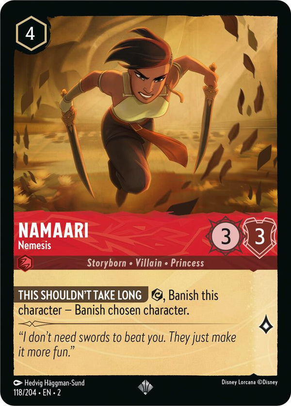 Namaari - Nemesis - Disney Lorcana