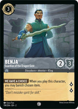 Benja - Guardian of the Dragon Gem - Disney Lorcana