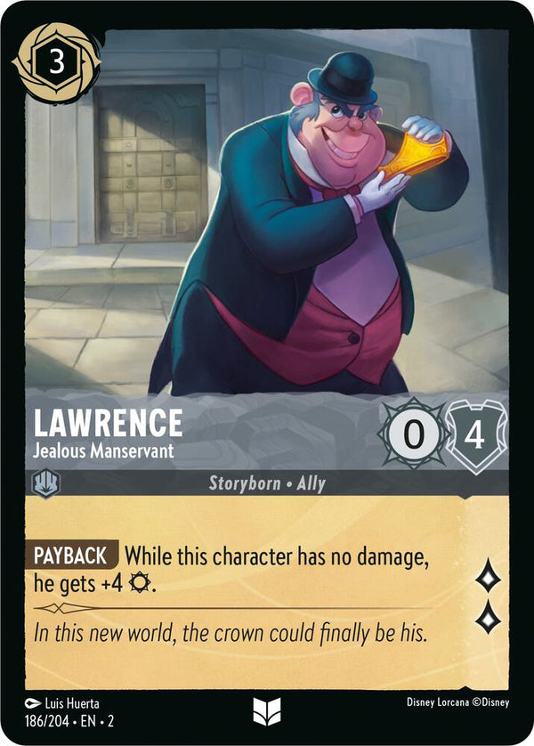 Lawrence - Jealous Manservant - Disney Lorcana
