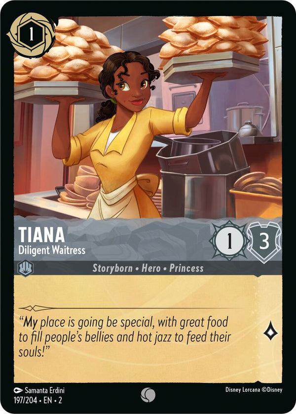 Tiana - Diligent Waitress - Disney Lorcana