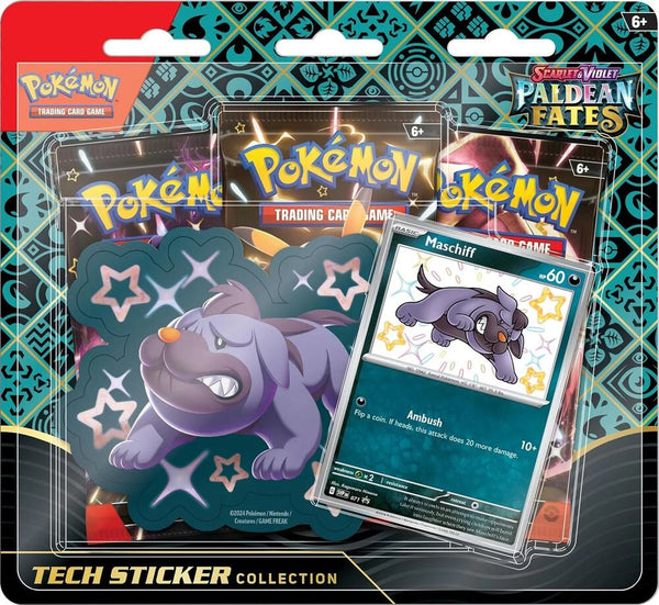 Paldean Fates Tech Sticker Collection [Maschiff] - Pokémon