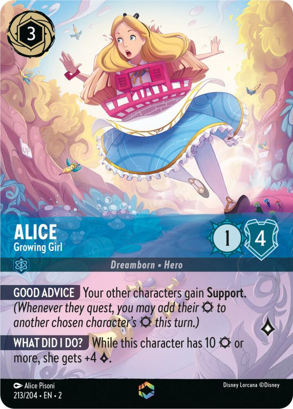 Alice - Growing Girl (Enchanted) - Disney Lorcana