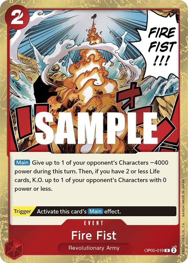 Fire Fist - One Piece Card Game