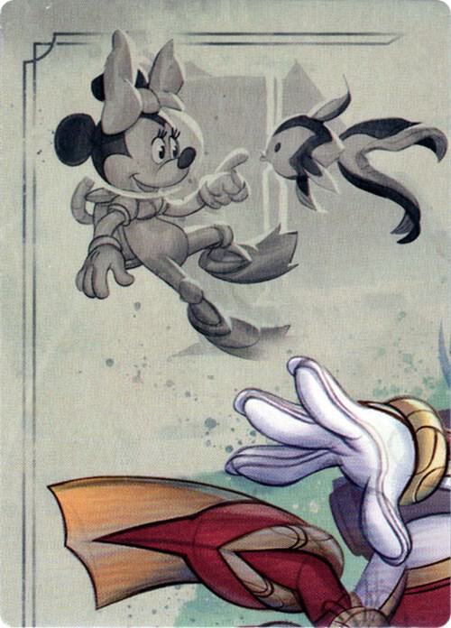 Minnie Mouse - Wide-Eyed Diver Puzzle Insert (Top Left) - Disney Lorcana