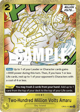 Two-Hundred Million Volts Amaru - One Piece Card Game