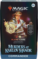Murders at Karlov Manor Commander Deck - Blame Game - Magic: The Gathering