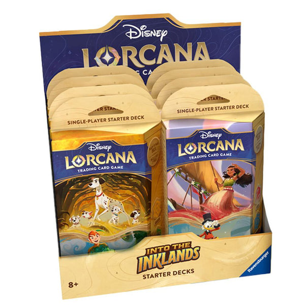 Disney Lorcana: Into the Inklands Starter Deck Display - Disney Lorcana