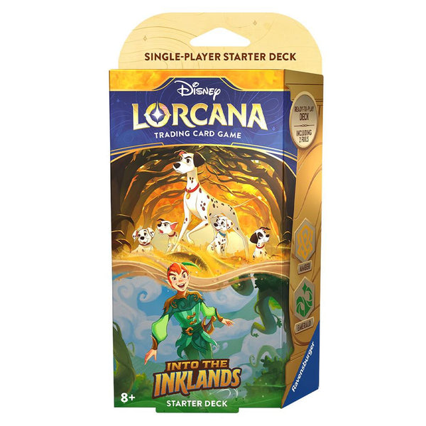 Disney Lorcana: Into the Inklands Starter Deck (Amber & Emerald) - Disney Lorcana