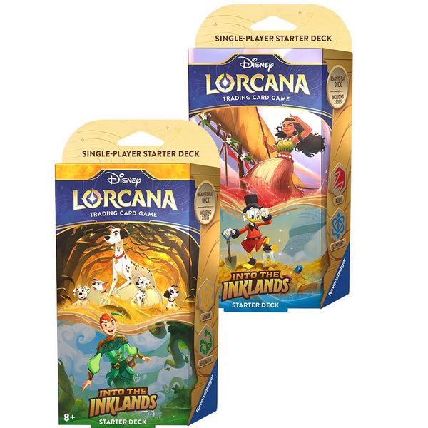 Disney Lorcana: Into the Inklands Starter Deck [Set of 2] - Disney Lorcana
