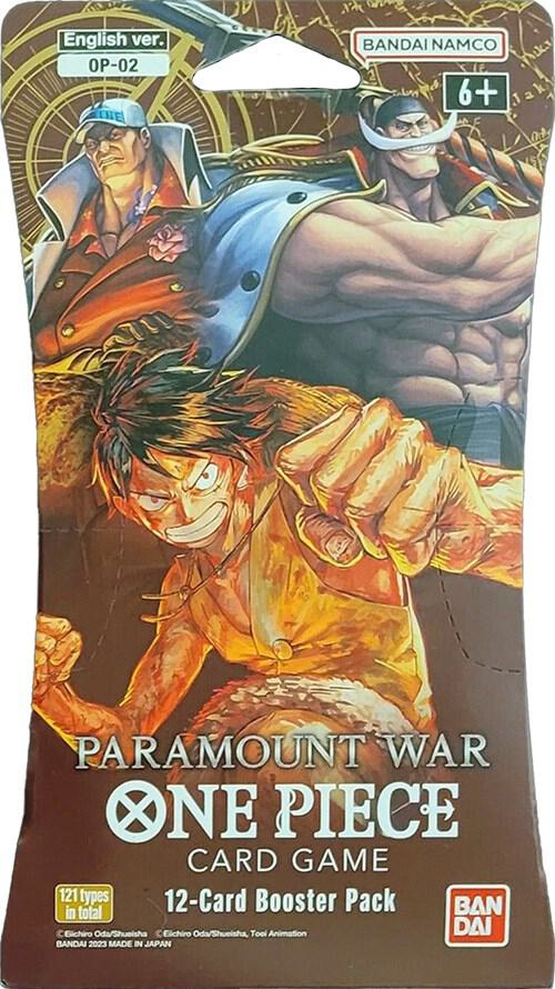 Paramount War - Sleeved Booster Pack - One Piece Card Game