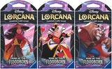 Disney Lorcana: Rise of the Floodborn Sleeved Booster Pack Art Bundle [Set of 3] - Disney Lorcana