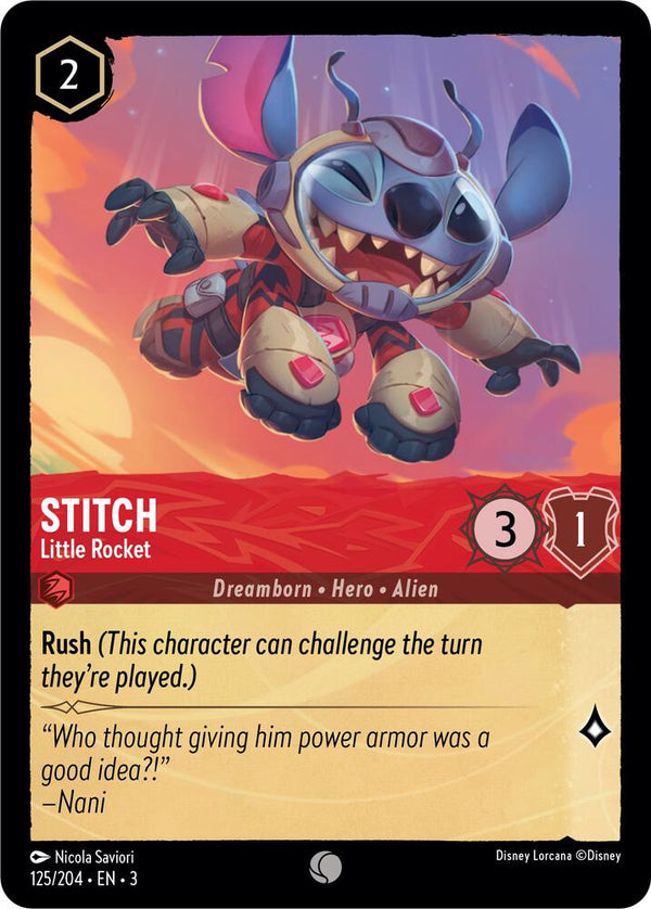 Stitch - Little Rocket - Disney Lorcana