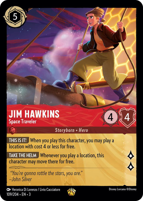 Jim Hawkins - Space Traveler - Disney Lorcana