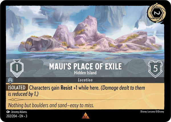 Maui's Place of Exile - Hidden Island - Disney Lorcana