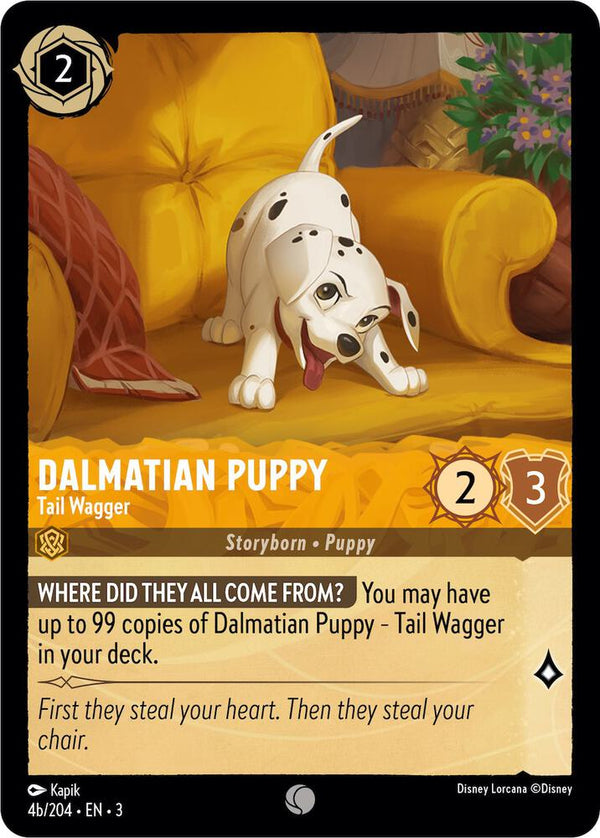 Dalmatian Puppy - Tail Wagger (4b/204) - Disney Lorcana