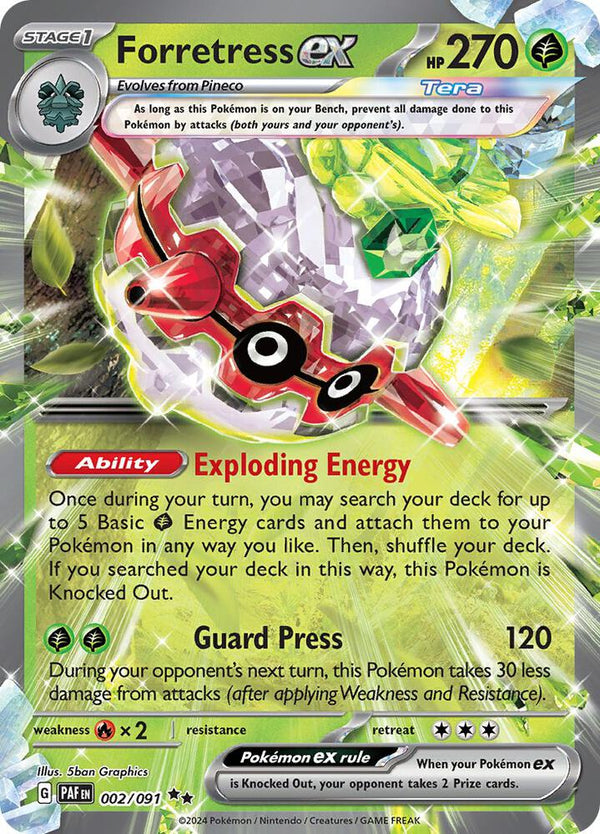 Forretress ex - 002/091 - Pokémon