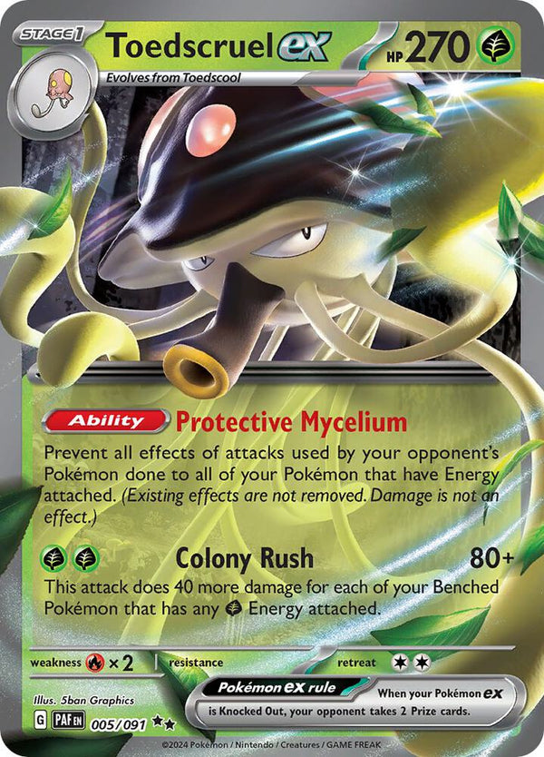 Toedscruel ex - 005/091 - Pokémon