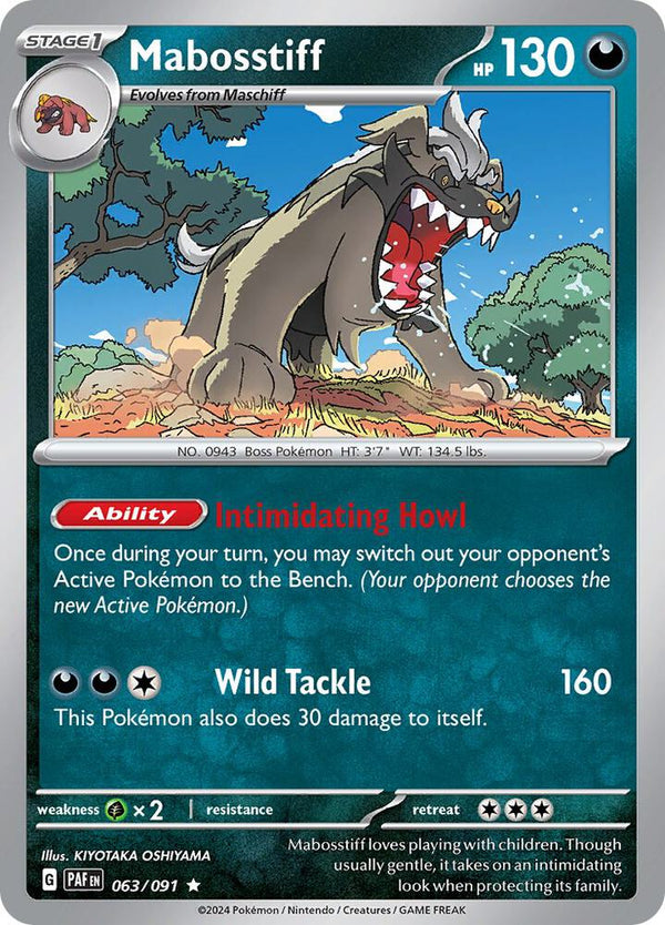 Mabosstiff - 063/091 - Pokémon