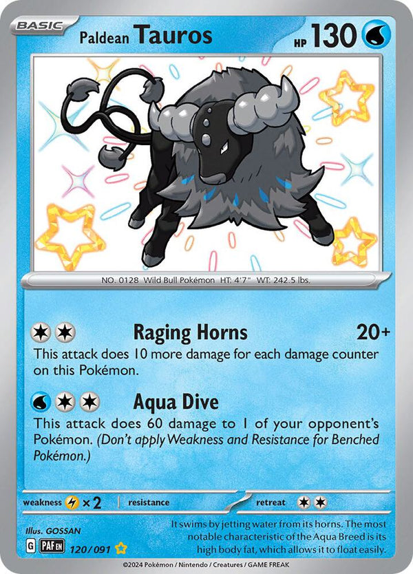 Paldean Tauros - 120/091 - Pokémon