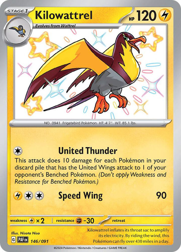 Kilowattrel - 146/091 - Pokémon