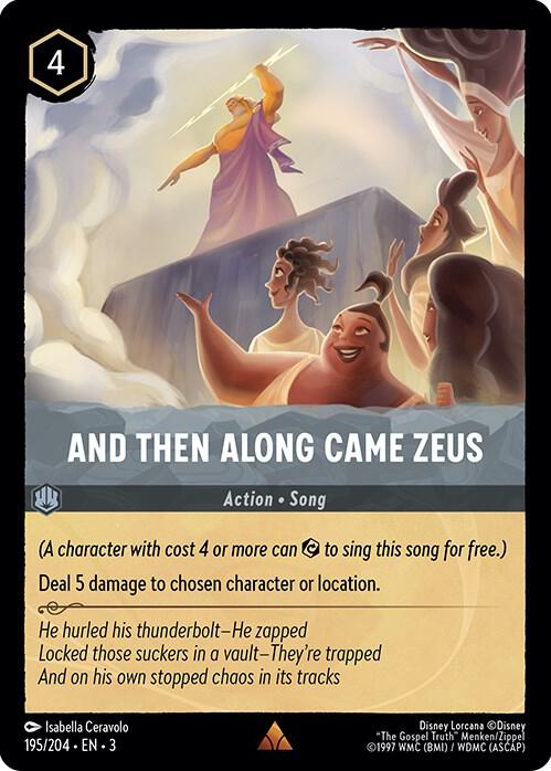 And Then Along Came Zeus - Disney Lorcana