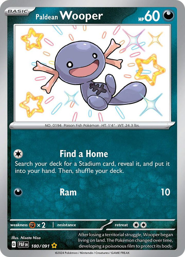 Paldean Wooper - 180/091 - Pokémon