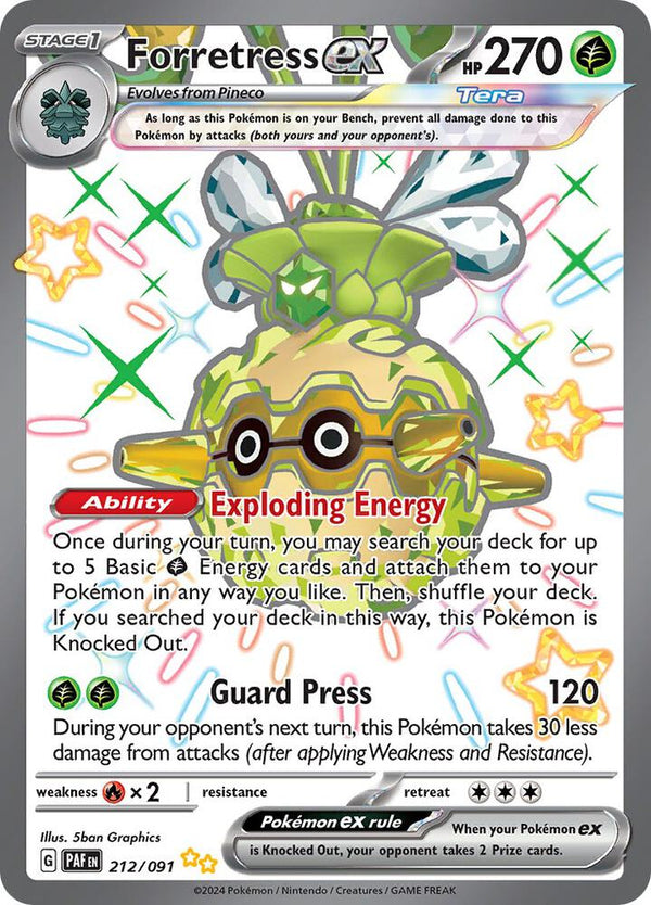 Forretress ex - 212/091 - Pokémon