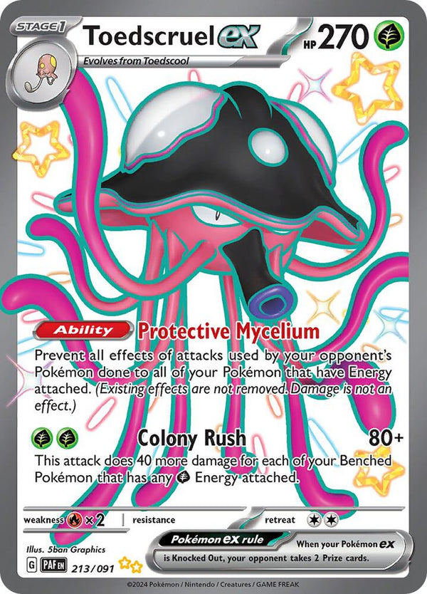 Toedscruel ex - 213/091 - Pokémon