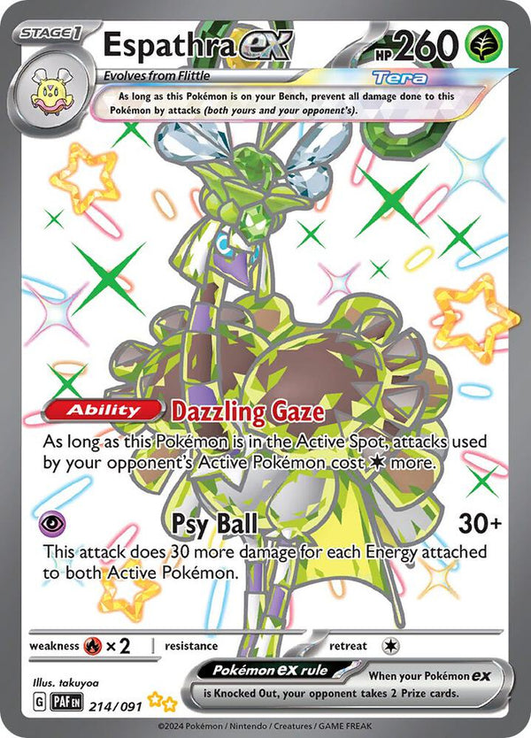 Espathra ex - 214/091 - Pokémon