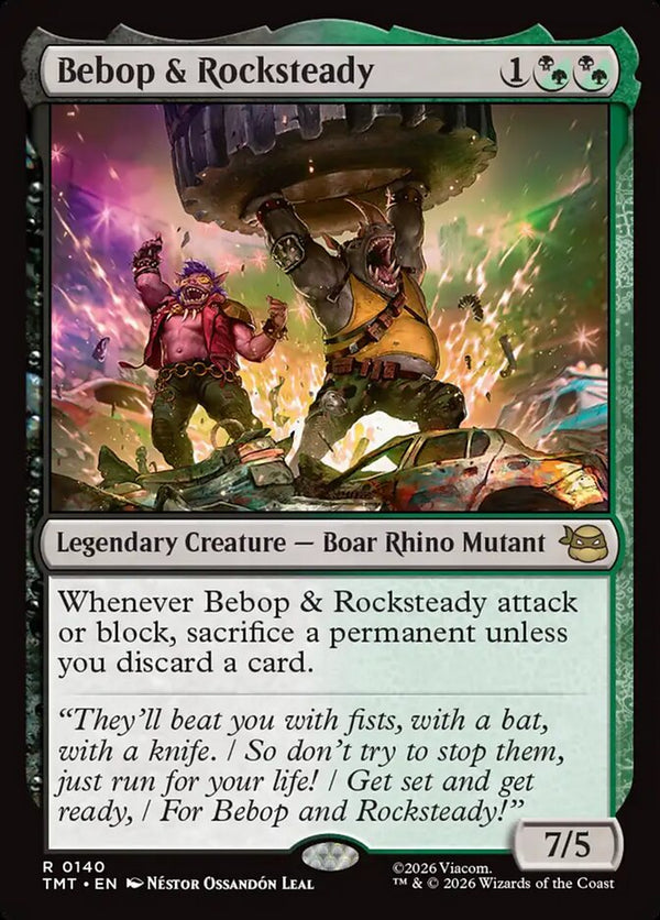 Bebop & Rocksteady - Magic: The Gathering
