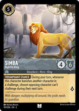 Simba - Rightful King - Disney Lorcana