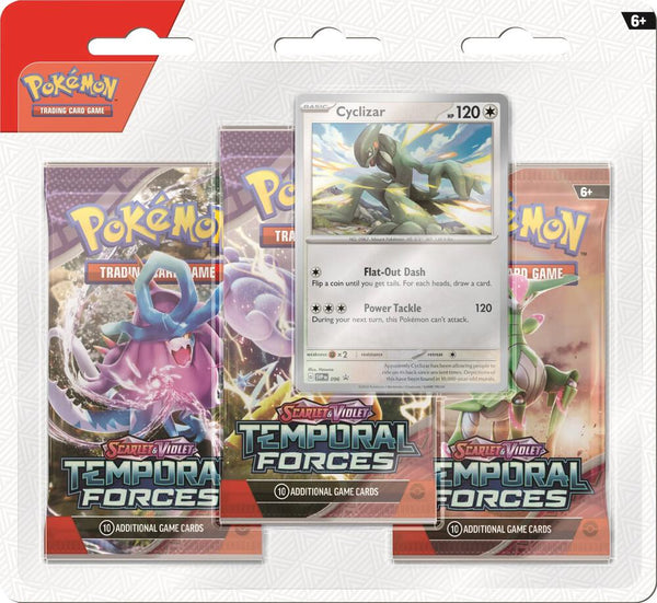 Temporal Forces 3 Pack Blister [Cyclizar] - Pokémon