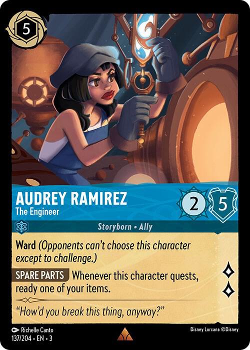Audrey Ramirez - The Engineer - Disney Lorcana