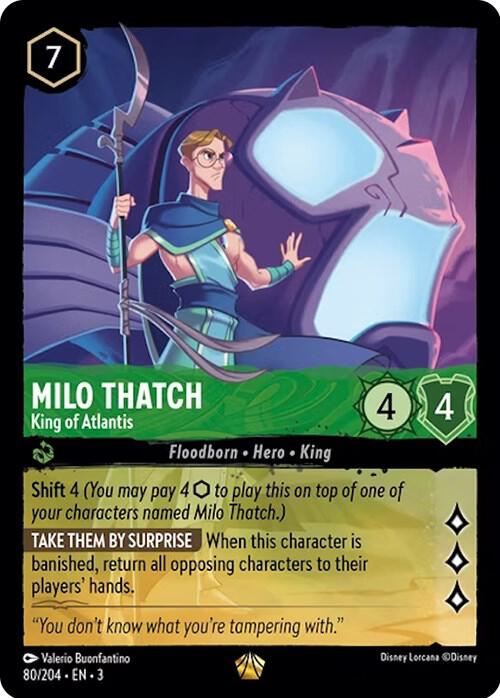 Milo Thatch - King of Atlantis - Disney Lorcana