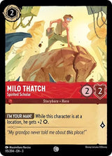 Milo Thatch - Spirited Scholar - Disney Lorcana