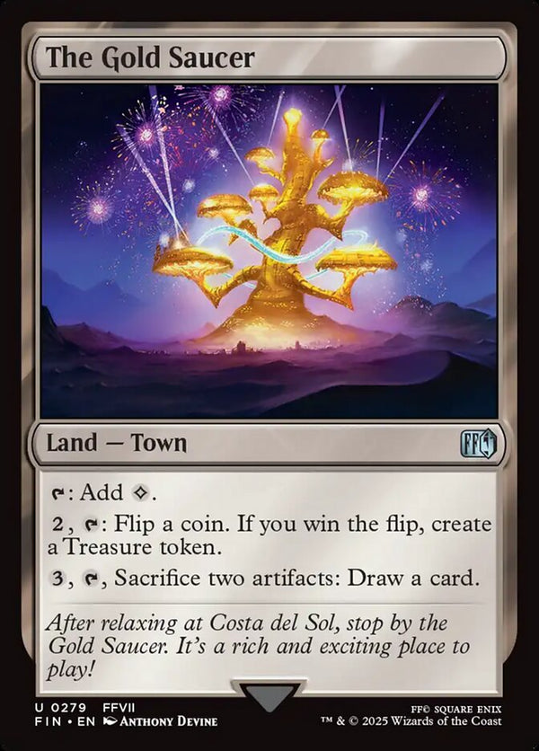 The Gold Saucer (FIN 279) - Magic: The Gathering
