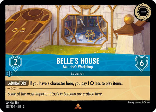 Belle's House - Maurice's Workshop - Disney Lorcana
