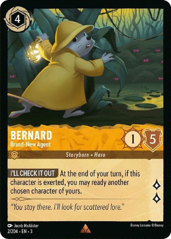Bernard - Brand-New Agent - Disney Lorcana
