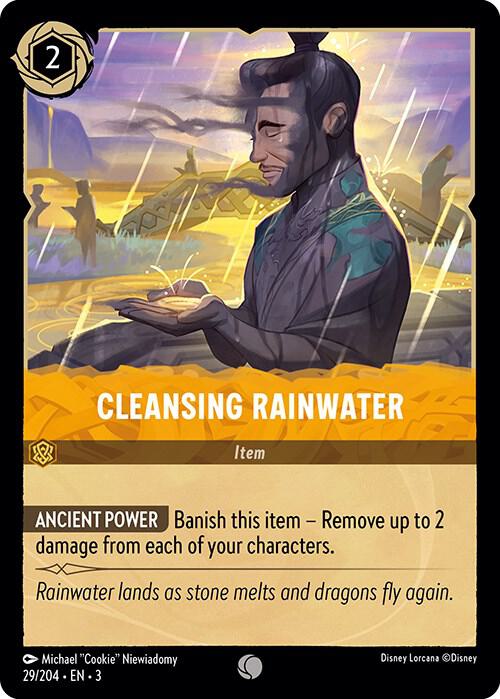 Cleansing Rainwater - Disney Lorcana