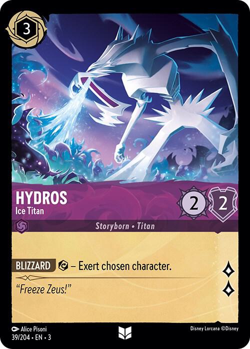 Hydros - Ice Titan - Disney Lorcana