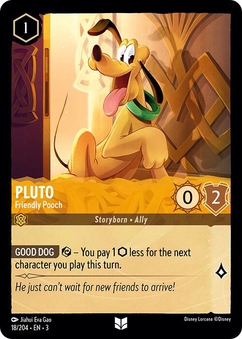 Pluto - Friendly Pooch - Disney Lorcana