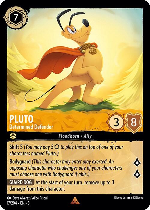 Pluto - Determined Defender - Disney Lorcana
