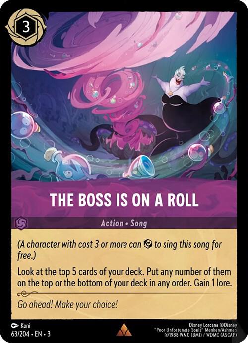 The Boss is on a Roll - Disney Lorcana